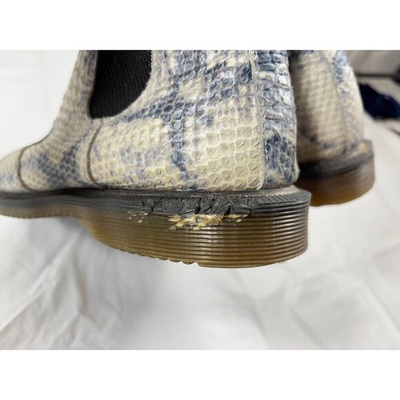 Dr.Marten's Flora Asciano Leather Snakeskin Embossed Chelsea Boot Women's Size 7 - Picture 12 of 14